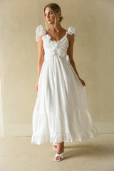 Lilia Floral Ruffle Maxi Dress