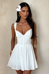 Skyla Mini Dress - White