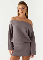 Ravyn Mini Dress - Grey