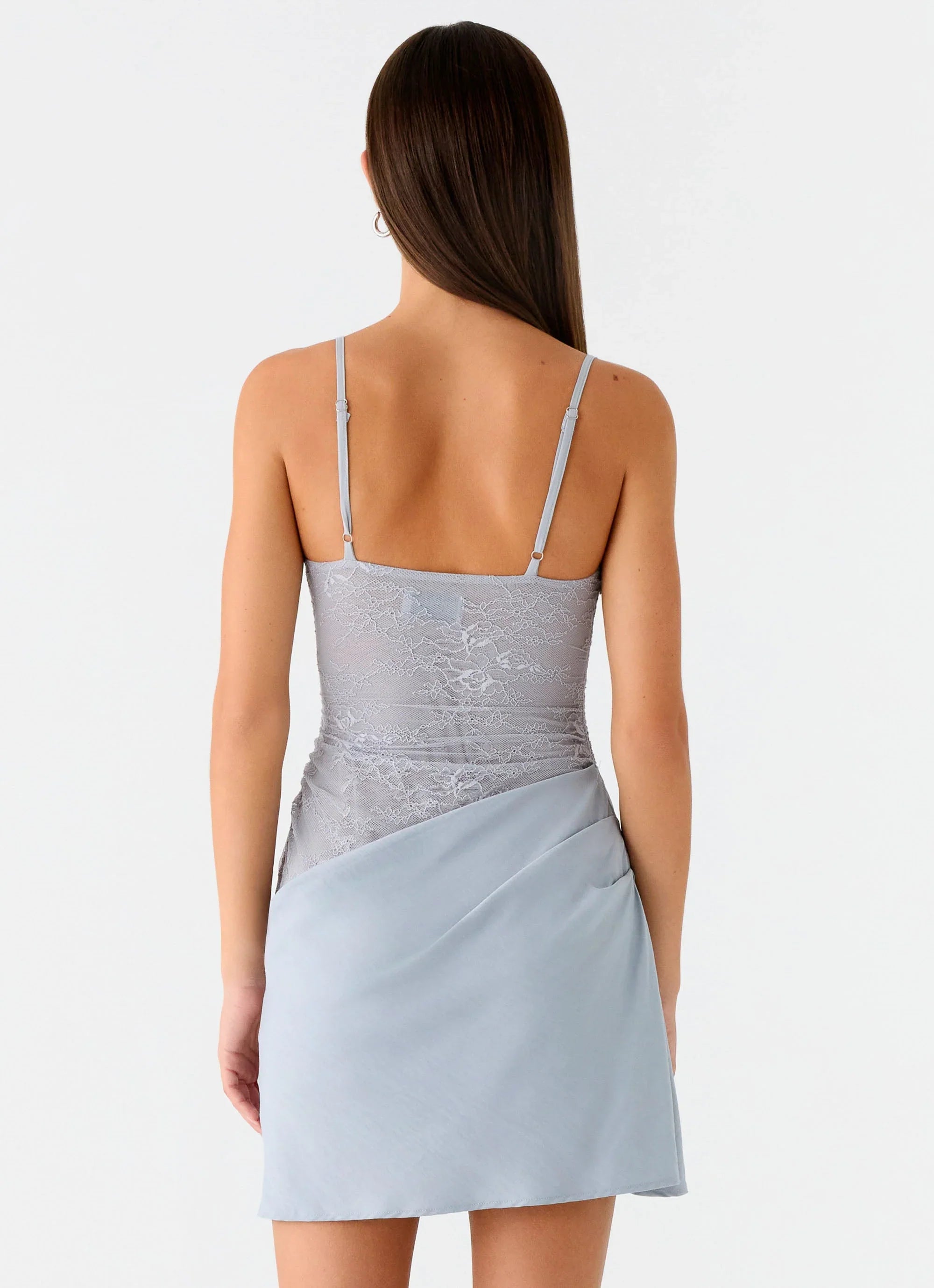 Romy Mini Dress - Grey